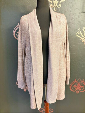 Gap Open Front Knit Cardigan in Brown Size XL Like New